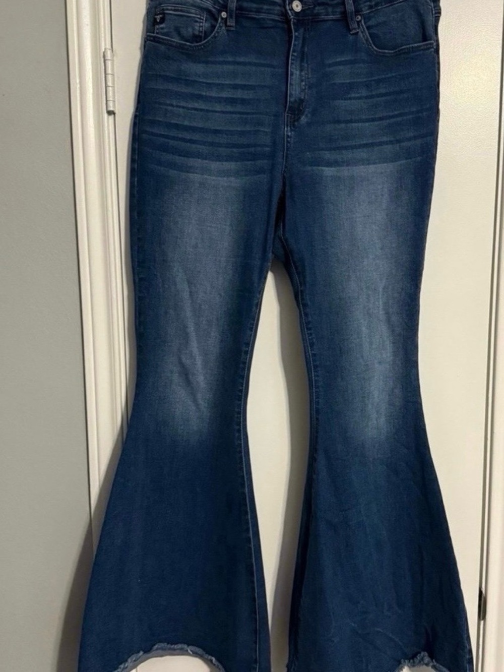 Lucky & Blessed Dark Blue Flare Jeans